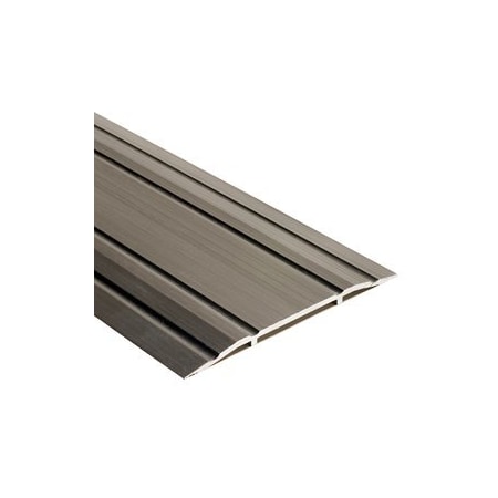 National Guard Products Saddle Threshold, 1/4in H x 5in W x 72in L, Milled Aluminum 513 72IN