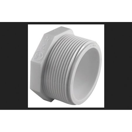 Pinpoint 2.5 in. PVC Pipe Plug Schedule 40 - White PI153115