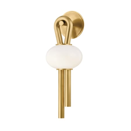 Corbett Lighting Ala 1 Light Wall Sconce 7.25 In. Vintage Brass 459-01-VB