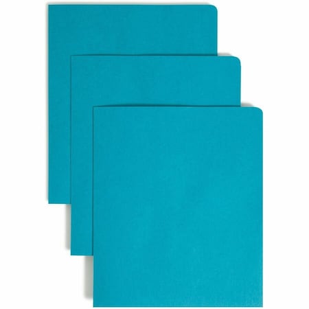 Smead Two-Pocket Folder, Textured Paper, Teal, 25PK 87867