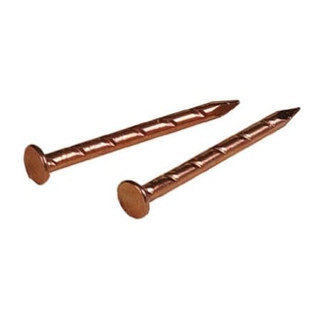 Hillman Pneumatic Nail, Steel, Copper Finish, 16 ga, 6 PK 122540