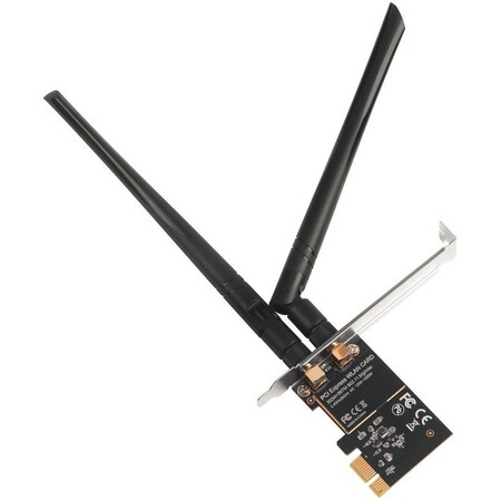 Siig Wireless 2T2R Dual Band WiFi Ethernet PCIe Card - AC1200 - 867Mbps on 5G, 300Mbps on 2.4G LB-WR0011-S1