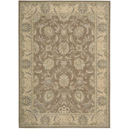 Nourison 25635 Persian Empire Area Rug Collection Mocha 9 ft 6 in. x 13 ft Rectangle 99446256355