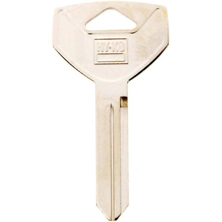 Hy-Ko Key Blank, Brass, Nickel, For Chrysler Vehicle Locks 11010Y154