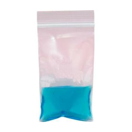 Partners Brand Double Track Poly Bags, 8" x 10", 4 mil, Clear, 1000 PK PBDT3760