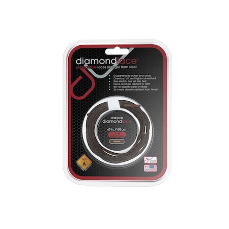 Diamond Performance Diamondlace 63-In. Brown Fire Resistant DL063BRO.DIA