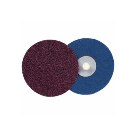 Weiler Plastic Button Style Blending Discs, Aluminum Oxide, 3 in Dia., 60 Grit, 50PK 804-60134