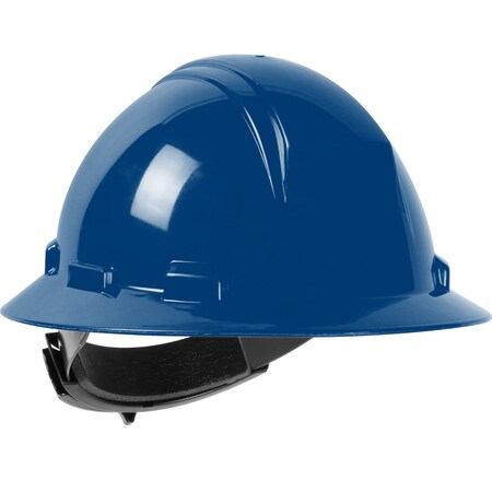 Dynamic Type II Full Brim Hard Hat w/HDPE Shell, 4-Point Textile Suspension and Wheel Ratchet Adj. 280-HP642R-17