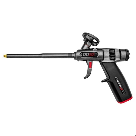 Irion-America Fully PTFE Coated PU Foam Gun with Trigger Lock and 2 Brass Nozzles inside the Handle 781259