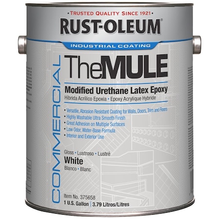 Rust-Oleum Zinsser Mm Xim Krud Kutter Concrobium 1 Gal Rust-Oleum 375658 White MULE Modified Urethane Latex Epoxy, Gloss 375645
