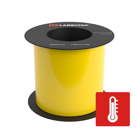 Labeltac High Temperature Supply 5in x 75ft LT9, Yellow LT501HT-C