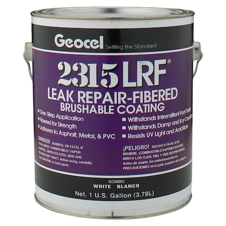 Geocel 25300 Brushable Coating, Clear, 1 gal Can, Liquid 69200
