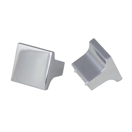 Pride Industrial 1in Square Miami Cabinet Knob Polished Chrome Finish K83125PC