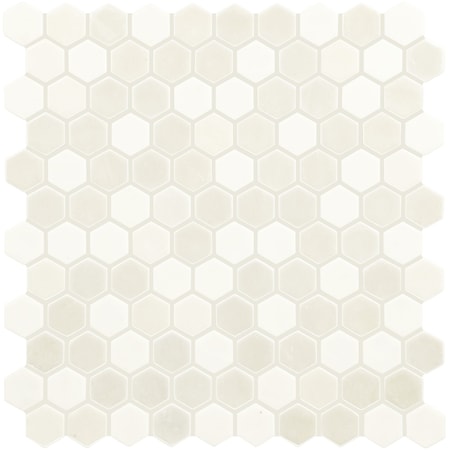 Daltile Uptown Glass 1in Hexagon Mosaic, 16.92 SQFT Per Carton, 18PK UP171HEXMS1P