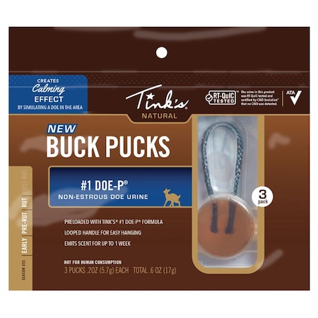 Tinks No.1 Doe P-Pucks Handger, 3PK W6341