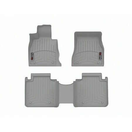 Weathertech Grey, Front and Rear Floorliners 461790-1-3