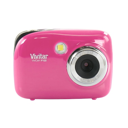 Vivitar ViviCam F122 14.1 Mega Pixels Digital Camera with 1.8 Inch LCD Screen in Pink VF122-PNK-FR