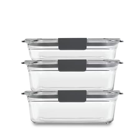 Rubbermaid Rubbermaid Brilliance Clear Food Container and Lid 3 pk 2125082