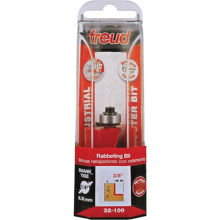 Freud 1-1/4'' Rabbeting Router Bit with 1/4'' Shank 32-100