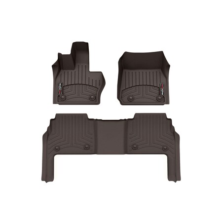Weathertech Cocoa, Front and Rear Floorliners 471753-1-2