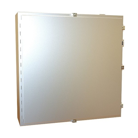 Hammond Clamps Electrical Enclosure, 30 in H, 8 in D, 30 in W, 12, 13, 3R, 4, 4X, Stainless Steel 1418N4SSKK8