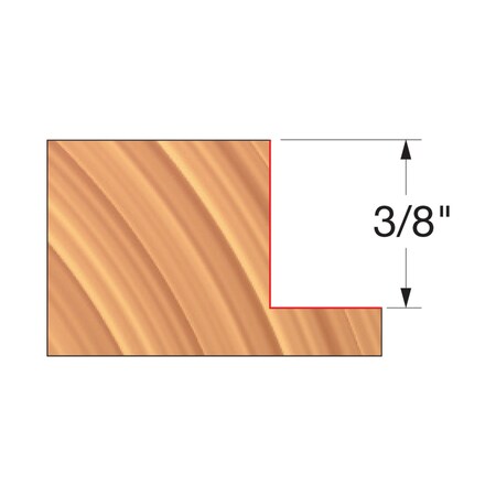Freud 3-9/16in. x 3/8in. x 1-1/4in. Straight Edge Cutter UP141-IC