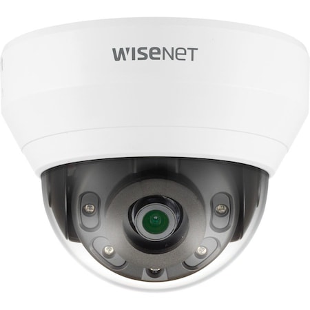 Hanwha Vision WISENET Q NETWORK INDOOR DOME CAMERA, 2MP at 30FPS, 2.8MM FIXED FOCAL LENS (113 ) QND-6012R1