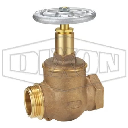 Dixon Straight Globe Valve, 1-1/2 in, FNPT, Brass Body SGV150F