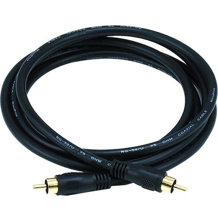 Monoprice A/V Cable, RCA Coaxial M/M, 6ft 619