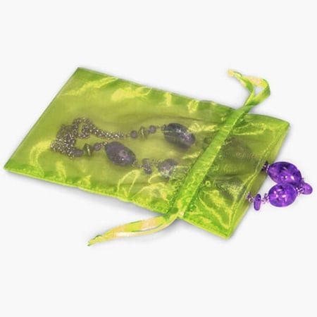 Nashville Wraps Apple Green Organza Favor Bags, 3x4, 10PK B01050