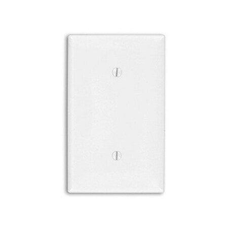 Leviton Blank Wallplate, Standard Size, Gang 1, Gray 80719-GY