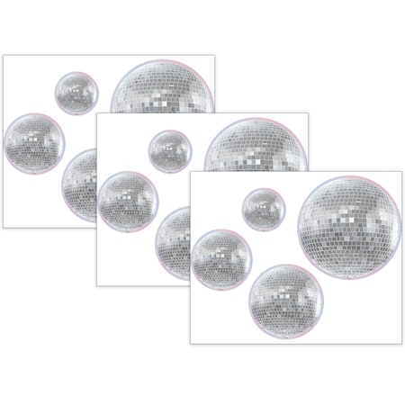 Teacher Created Resources Disco Balls Accents, Assorted Sizes, 60-Piece Set, 3PK 6980