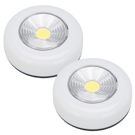 Powerzone LED Puck Light, LED-Lamp, LED Lamp, 35 Lumens, ABS Fixture, White Fixture, White Fixture F12004