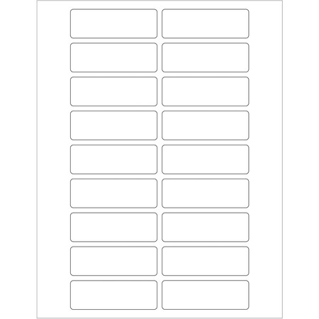 Tape Logic 3 x 1in Weather-Resistant Laser Labels, 1800PK LL270WR