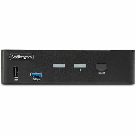 Startech.Com 2-PORT DISPLAYPORT KVM SWITCH, 8K 60HZ / 4K 144HZ, SINGLE DISPLAY, DP 1.4, 2X USB 5GBPS PORTS, 4X D86A2-2-PORT-8K-KVM