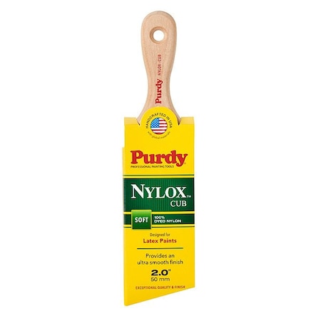 Purdy Nylon Paint Brush, 2 11/16 in L 144153220