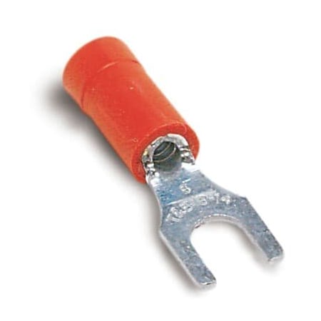 Abb TV18-8F-L VINYL INSUL FORK TERMINAL 22-16No8, 50PK TV-18-8F-L