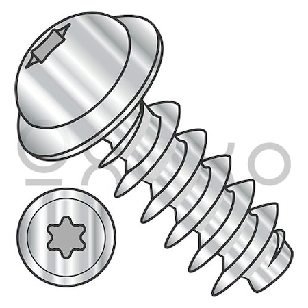 Oxoxo M2.2-0.98X18 Metric 6 Lobe Round Washer PT Alternate 30 Deg. Full Thread A2 Stainless Steel, 2000PK 608440