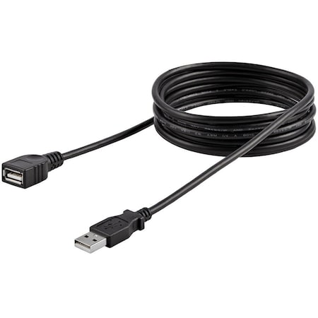 Startech.Com 6 FT BLACK USB EXTENSION CABLE A TO A USBEXTAA6BK