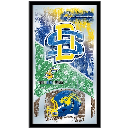 Holland Bar Stool Co South Dakota State University 15" x 26" Football Mirror MFtblSDakSt