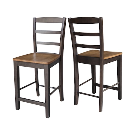 Whitewood Industries Solid Wood Madrid Counter Height Dining Stool - 24 Seat Height S45-402