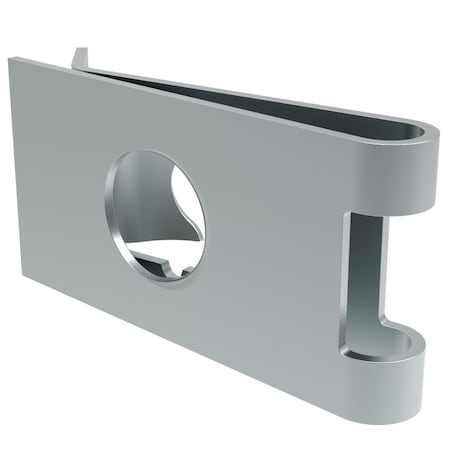 Southco Fast Lead Receptacle, Medium Size, Clip-on, U, Steel, Zinc Immersion Coating 12-11017-11