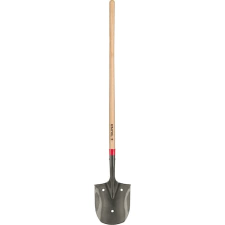 Truper Tru Tough 48'' Wood Handle Round Point Rice Shovel PARRO