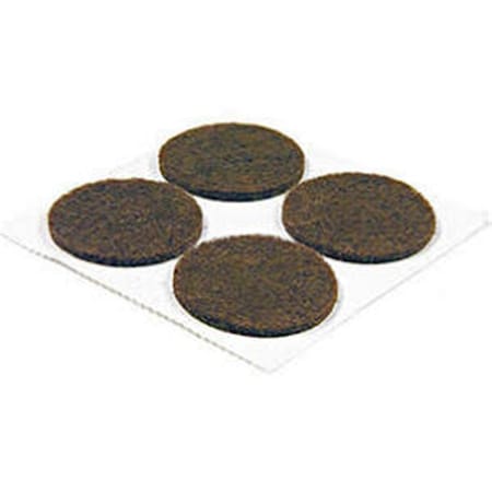 Richelieu 1 in. TG Brown Felt Pads, 4PK 235704