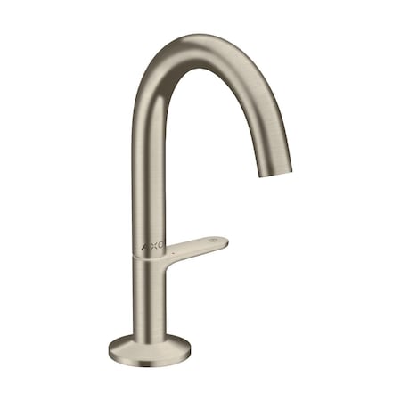 Axor One Single-Hole Faucet Select 140, 1.2 GPM, Without Pop-up Drain in Brushed Nickel 48010821
