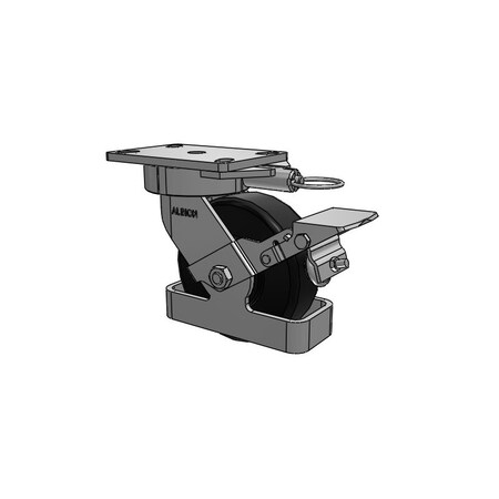 Albion Caster, Maintenance-Free, 6x2, 38NX06228SLFBKTO 38NX06228SLFBKTO