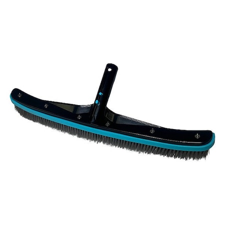 Jed Pool Tools Pool Brush, Al, Black/Gray/Enameled, 18" L 70-272