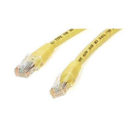 Ezgeneration 6 ft. Yellow Molded Category 6 Patch Cable ETL Verified EZ688417