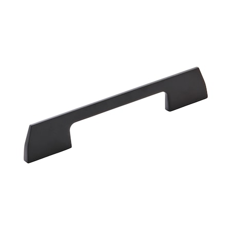 Amerock Angle 5-1/16 inch (128mm) Center-to-Center Matte Black Cabinet Pull, 25PK 25VMP37301MB