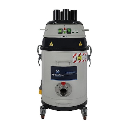 Spacevac Shop Vacuum, 11 gal Tank Sz, 110 to 230V Titan 2-USA